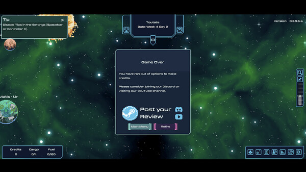 Screenshot z Spaceport Trading Company