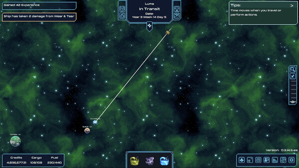 Screenshot z Spaceport Trading Company