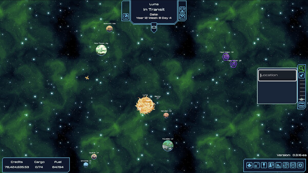 Screenshot z Spaceport Trading Company