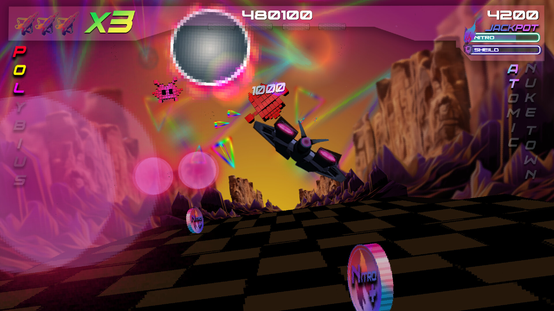 #1. Polybius Invaders 2 (Steam) Bởi: Jonni The Dodger