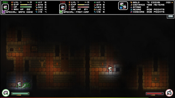 Screenshot of Ash and Tor: Yuma's Quest gameplay showing in-action mechanics