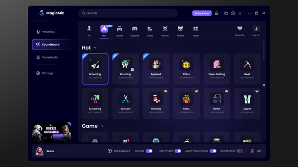 MagicMic - Real-time Voice Changer game for Linux 1