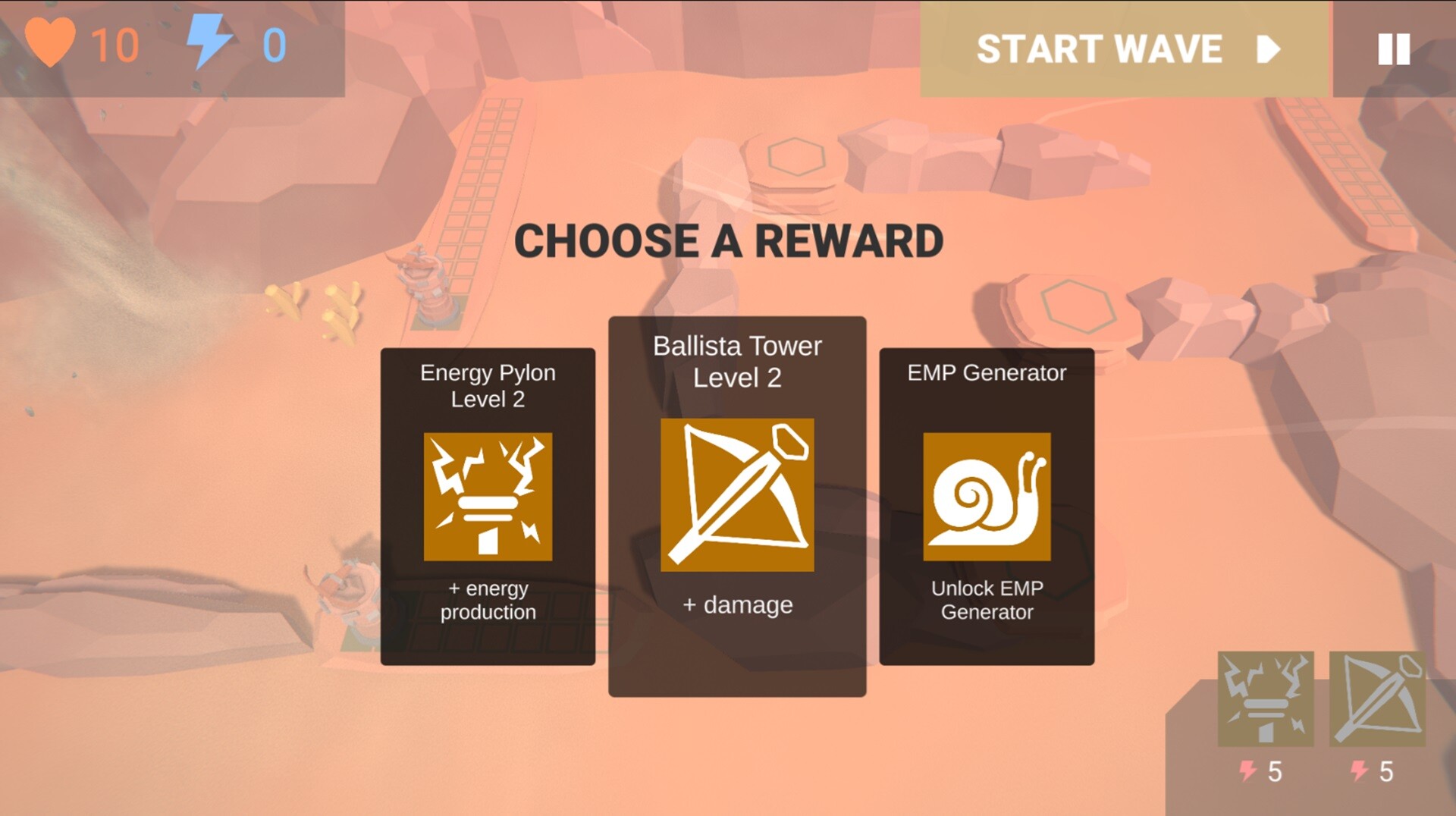 #2. Endless Desert TD (Steam) 由: Paw Strike Games