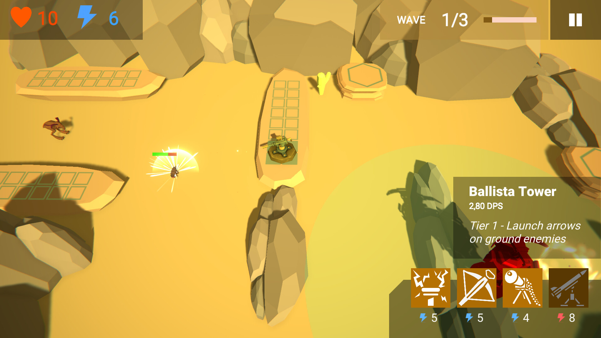 #6. Endless Desert TD (Steam) 由: Paw Strike Games