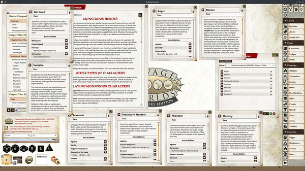 Fantasy Grounds - Horror Companion (SWADE)