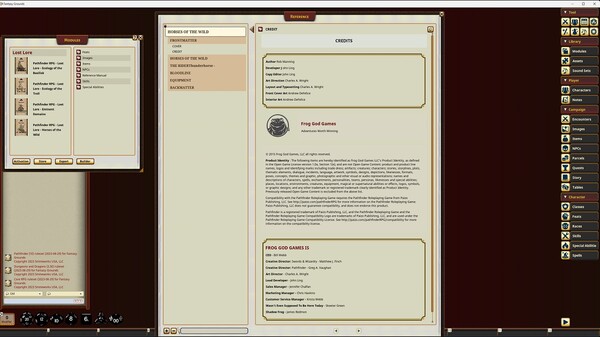 Fantasy Grounds - Lost Lore: Horses of the Wild