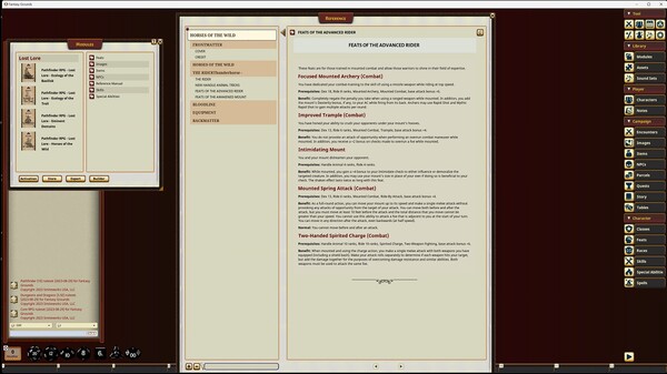 Fantasy Grounds - Lost Lore: Horses of the Wild