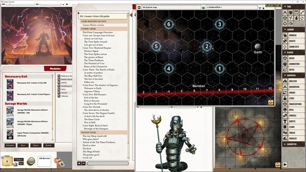 Fantasy Grounds - Necessary Evil: Cosmic Crisis