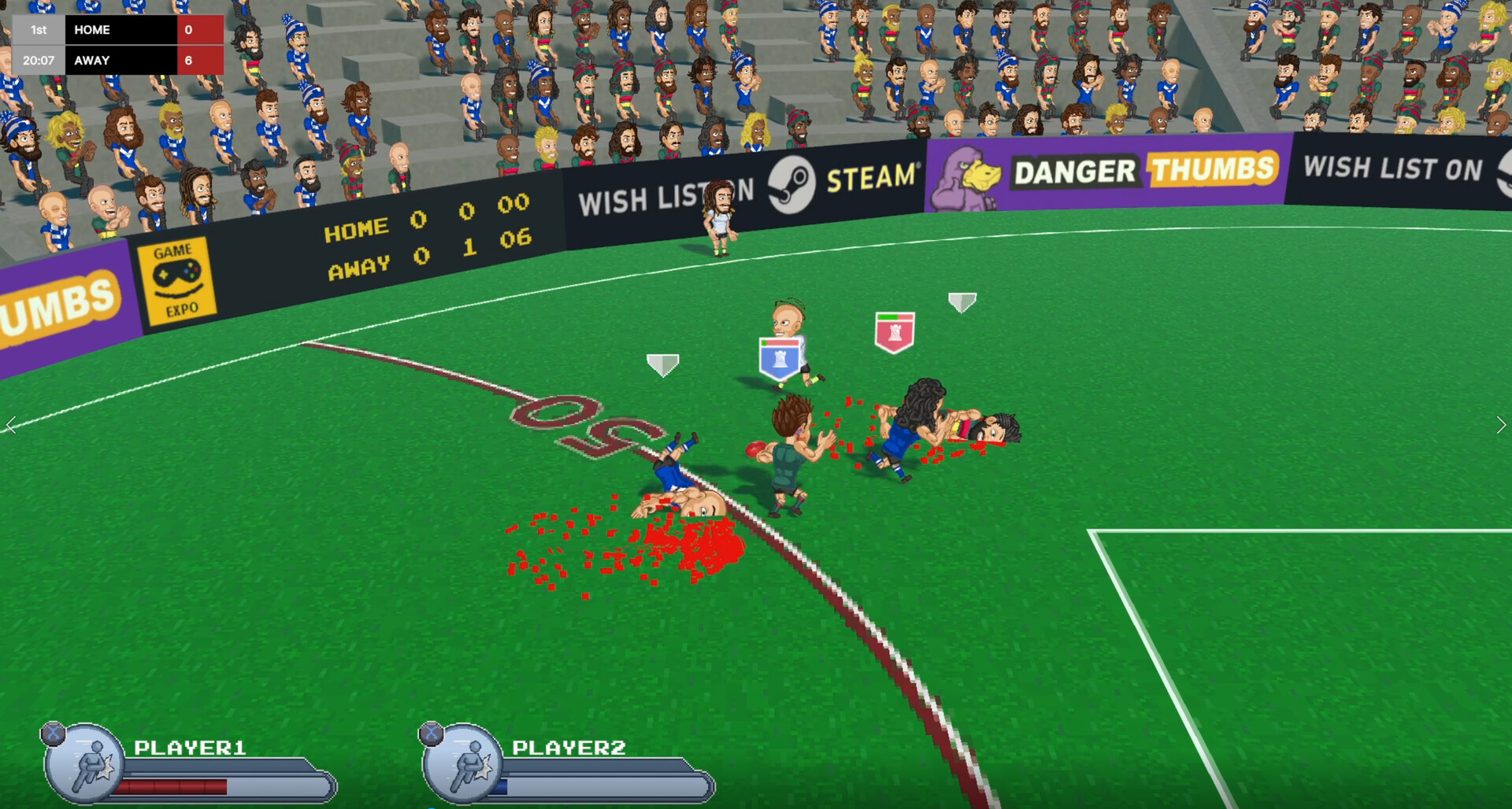 #2. Footy Bash (Steam) 由: Danger Thumbs