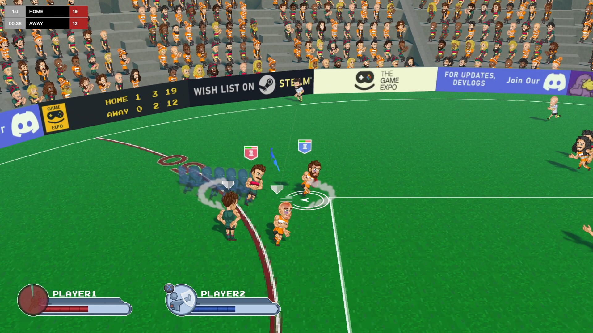 #1. Footy Bash (Steam) 由: Danger Thumbs