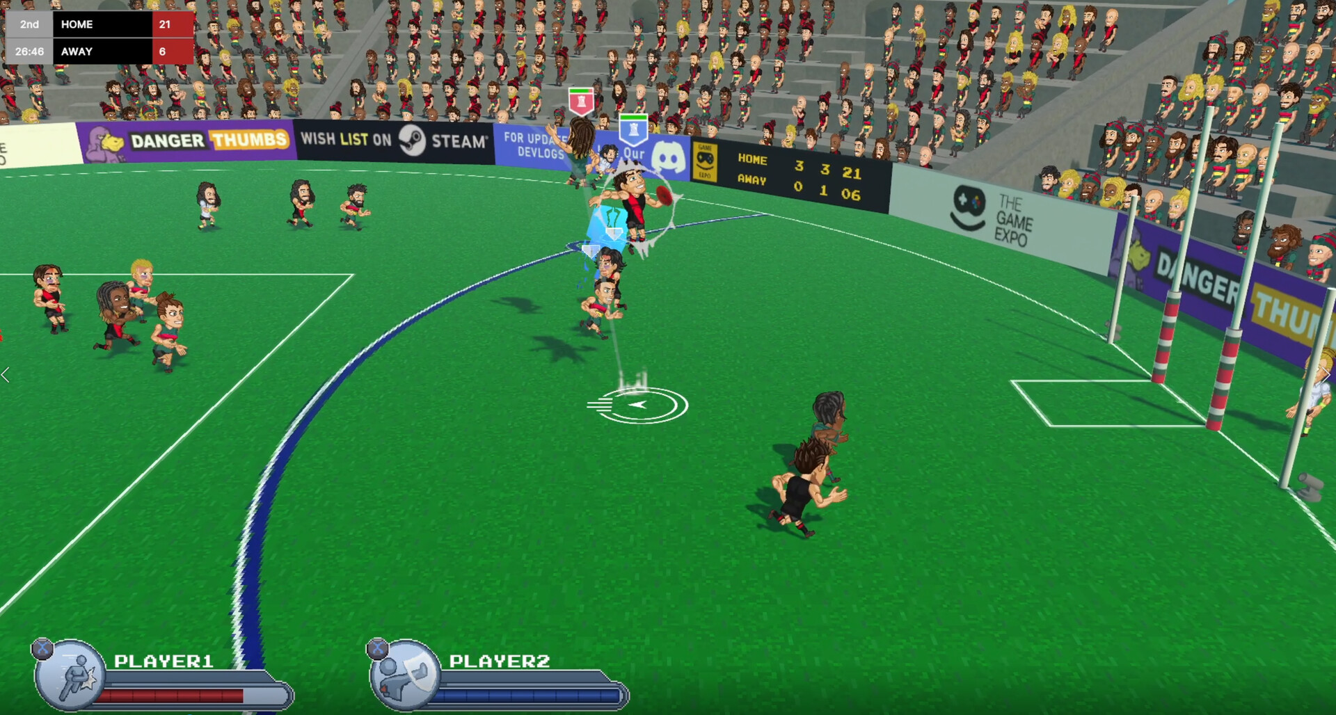 #5. Footy Bash (Steam) 由: Danger Thumbs