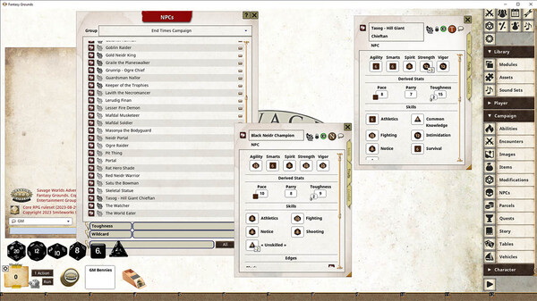 Fantasy Grounds - End Times Campaign