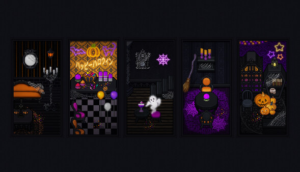 RPG Maker MZ - Gothic Blue Halloween Party