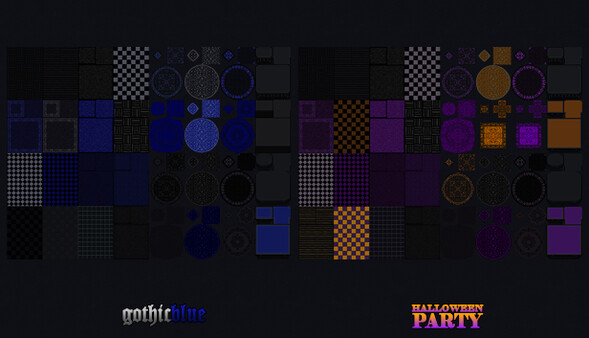 RPG Maker MZ - Gothic Blue Halloween Party