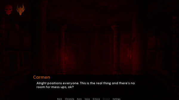 Harrowed World: Dracula Fallen - Modern Gothic Vampire Visual Novel screenshot 1
