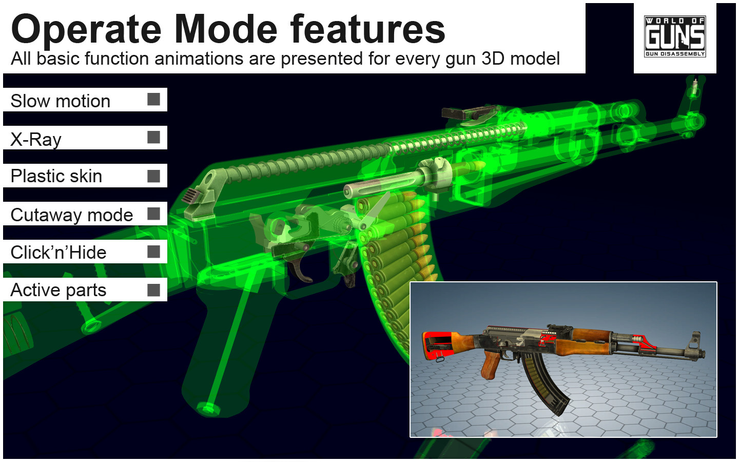 Screenshot of World of Guns: Gun Disassembly