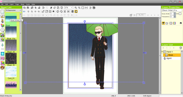 Manga Maker Comipo-游戏截图