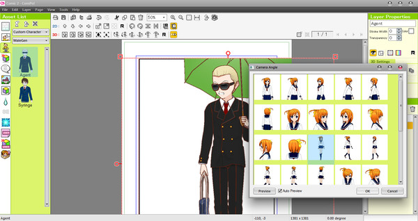 Manga Maker Comipo-游戏截图