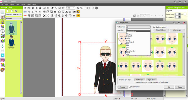 Manga Maker Comipo-游戏截图