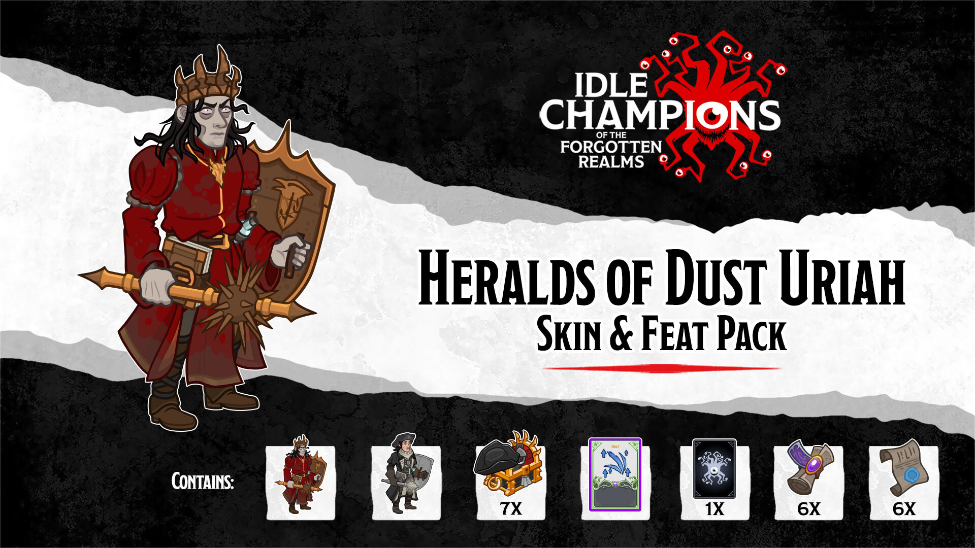 Idle Champions - Heralds of Dust Uriah Skin & Feat Pack Featured Screenshot #1