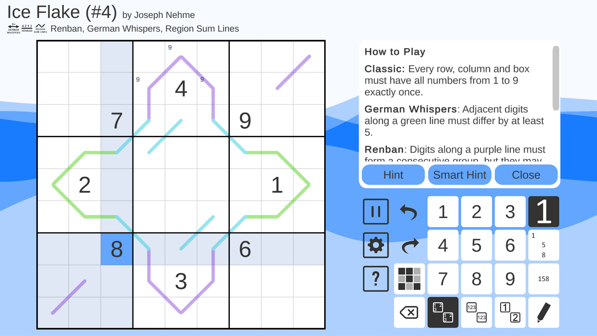 Cracking the Cryptic - Lines Variety Pack Featured Screenshot #1