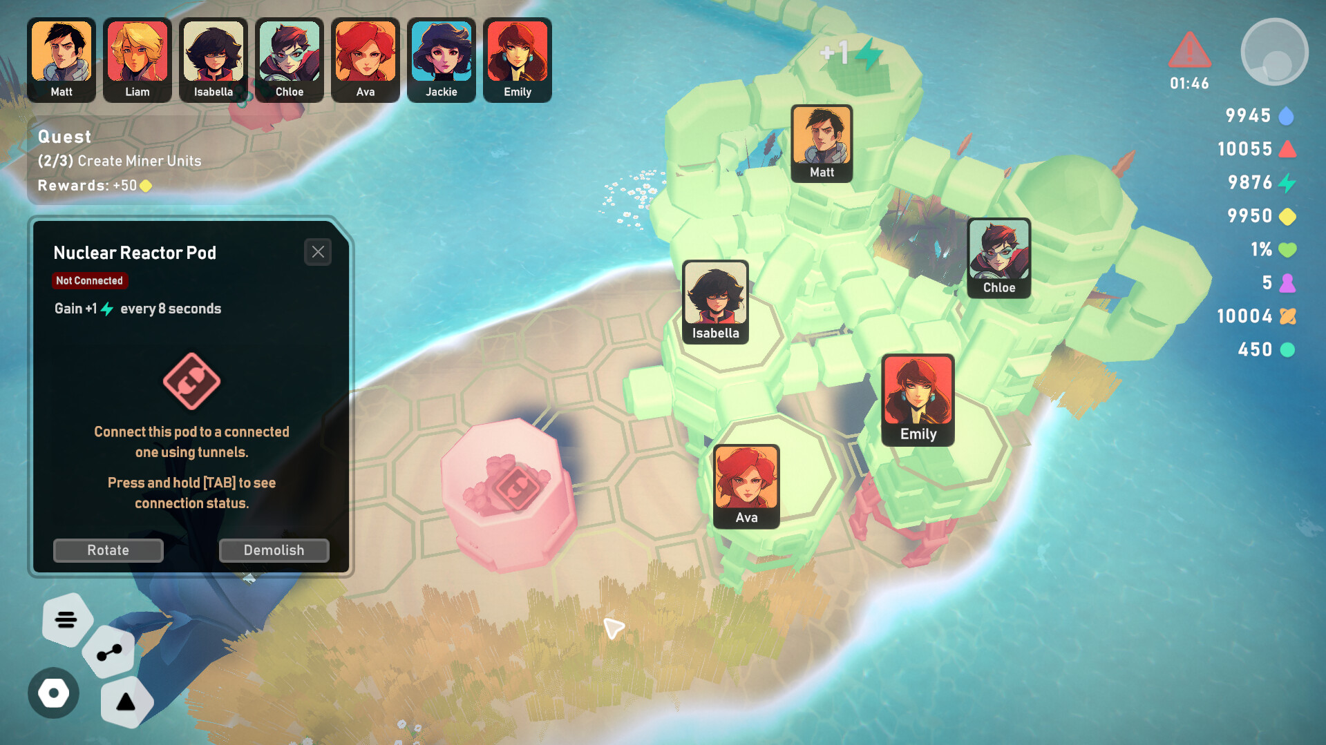 Stellar Settlers: Space Base Builder screenshot #7