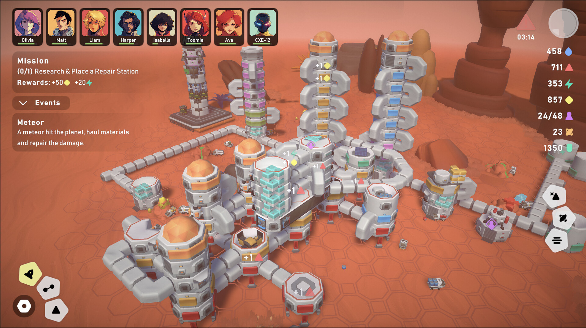 Stellar Settlers: Space Base Builder – Screenshot 3