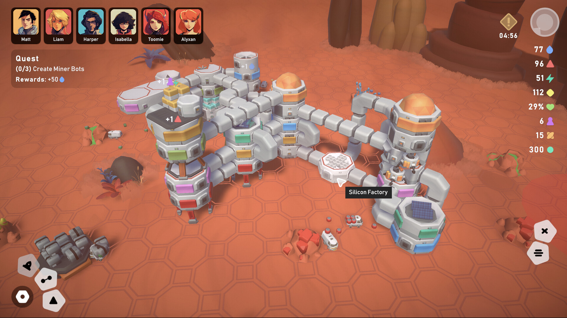 Stellar Settlers: Space Base Builder screenshot #1