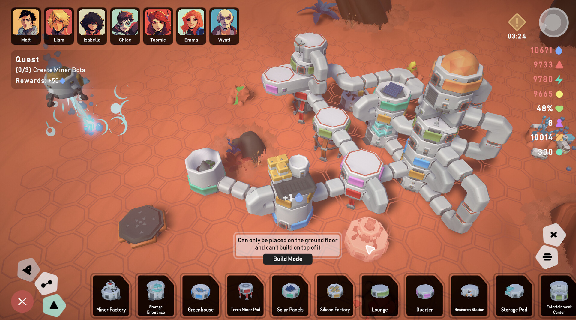 Stellar Settlers: Space Base Builder screenshot #11