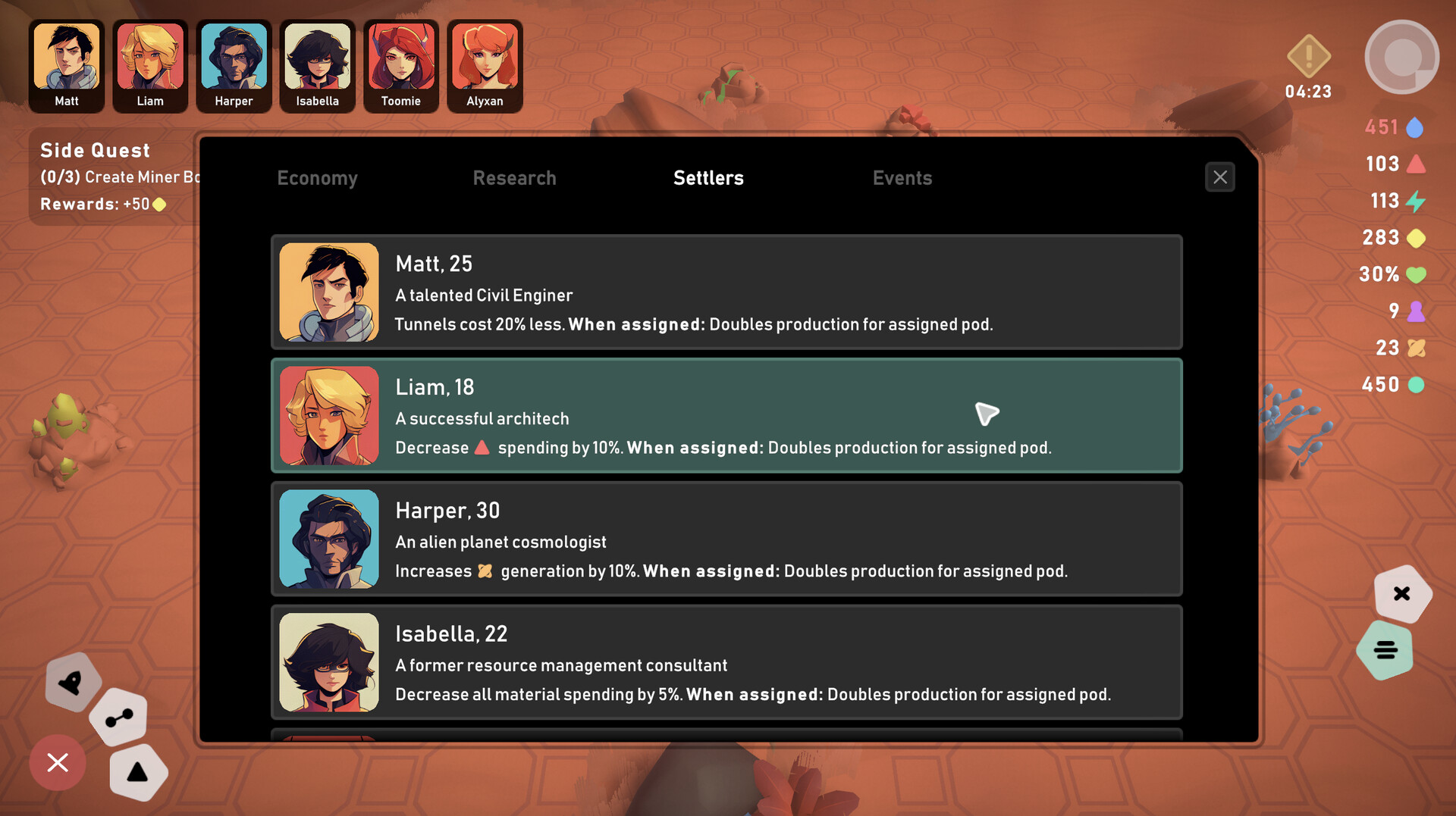 Stellar Settlers: Space Base Builder screenshot 6