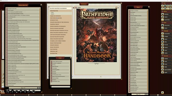 Fantasy Grounds - Pathfinder RPG - Pathfinder Companion: Weapon Master's Handbook