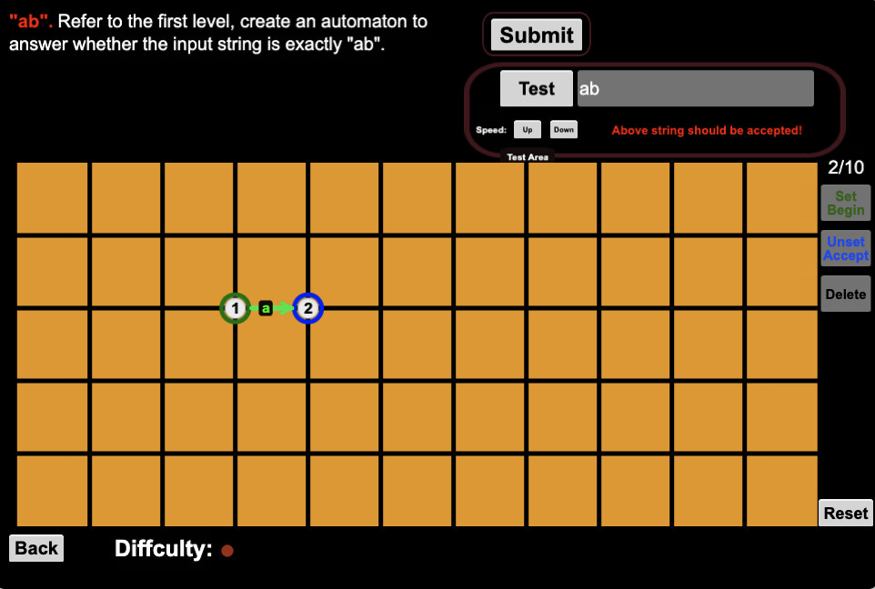 #3. Finite State Automaton Challenges (Steam) Av: Tramolly Game