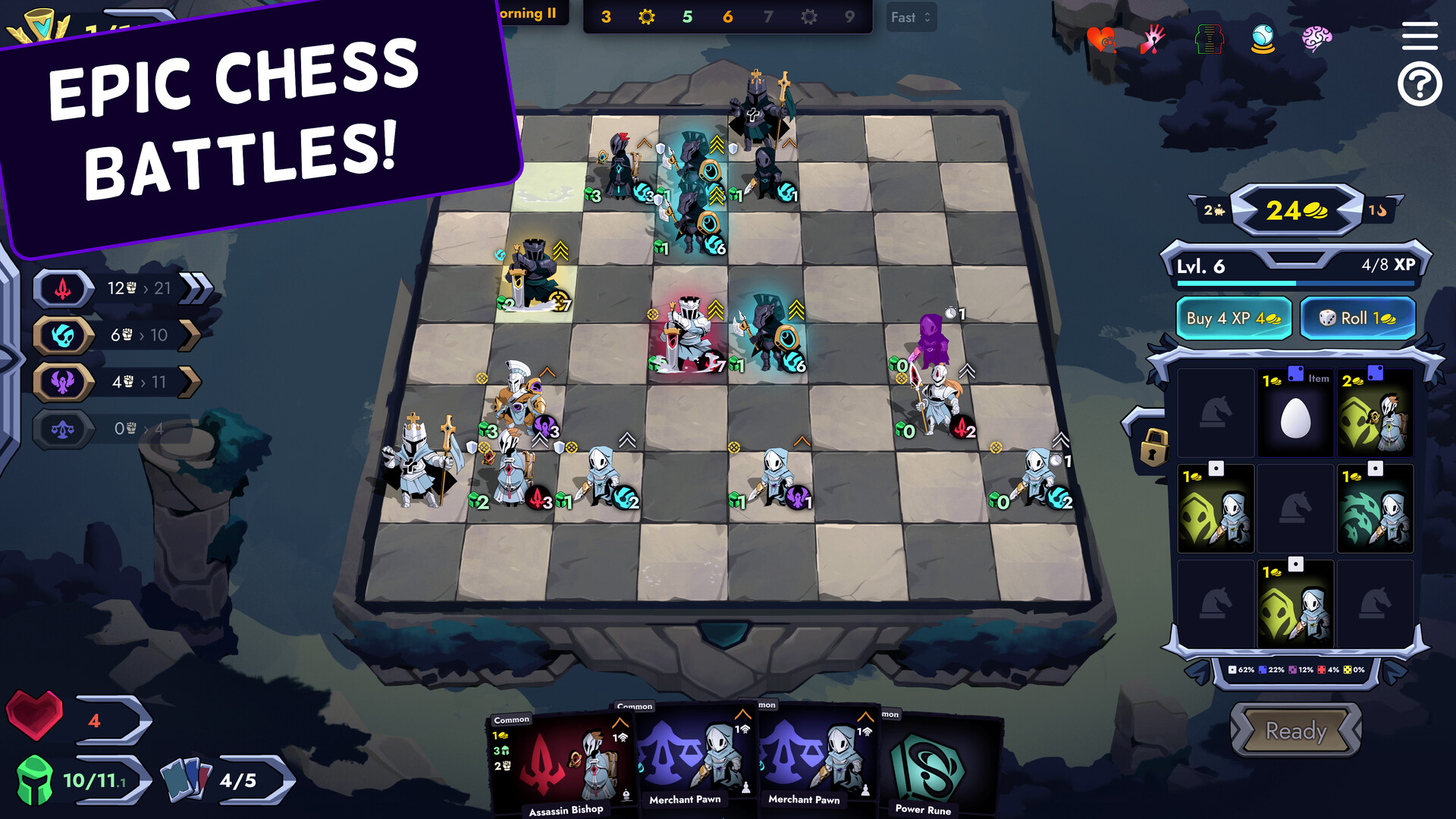 screenshot of AFK Chess - Chess Auto Battler 3