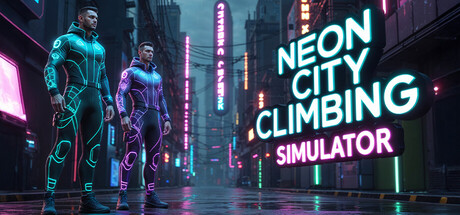 Neon City Climbing Simulator header banner