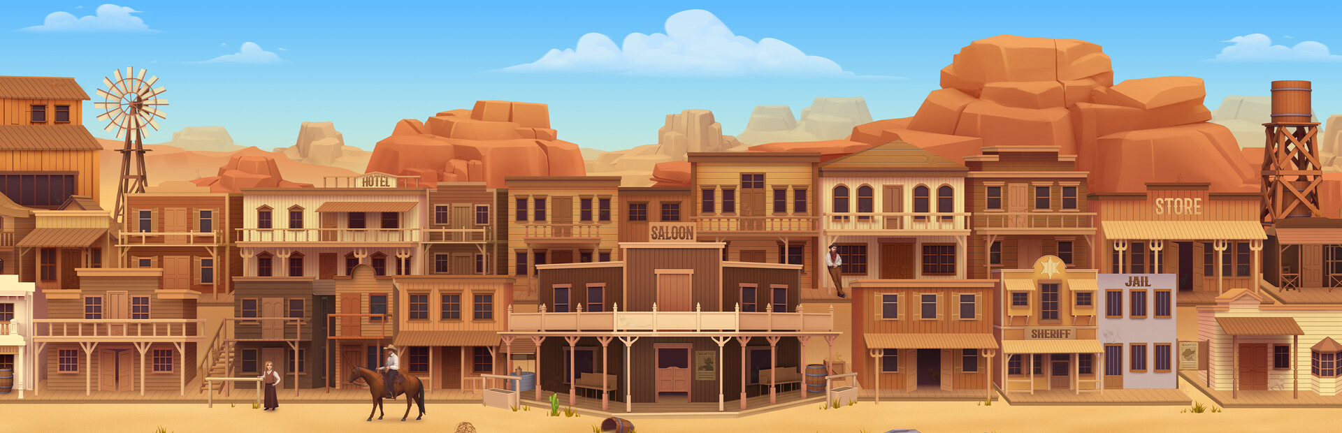 Cat Search In The Wild West