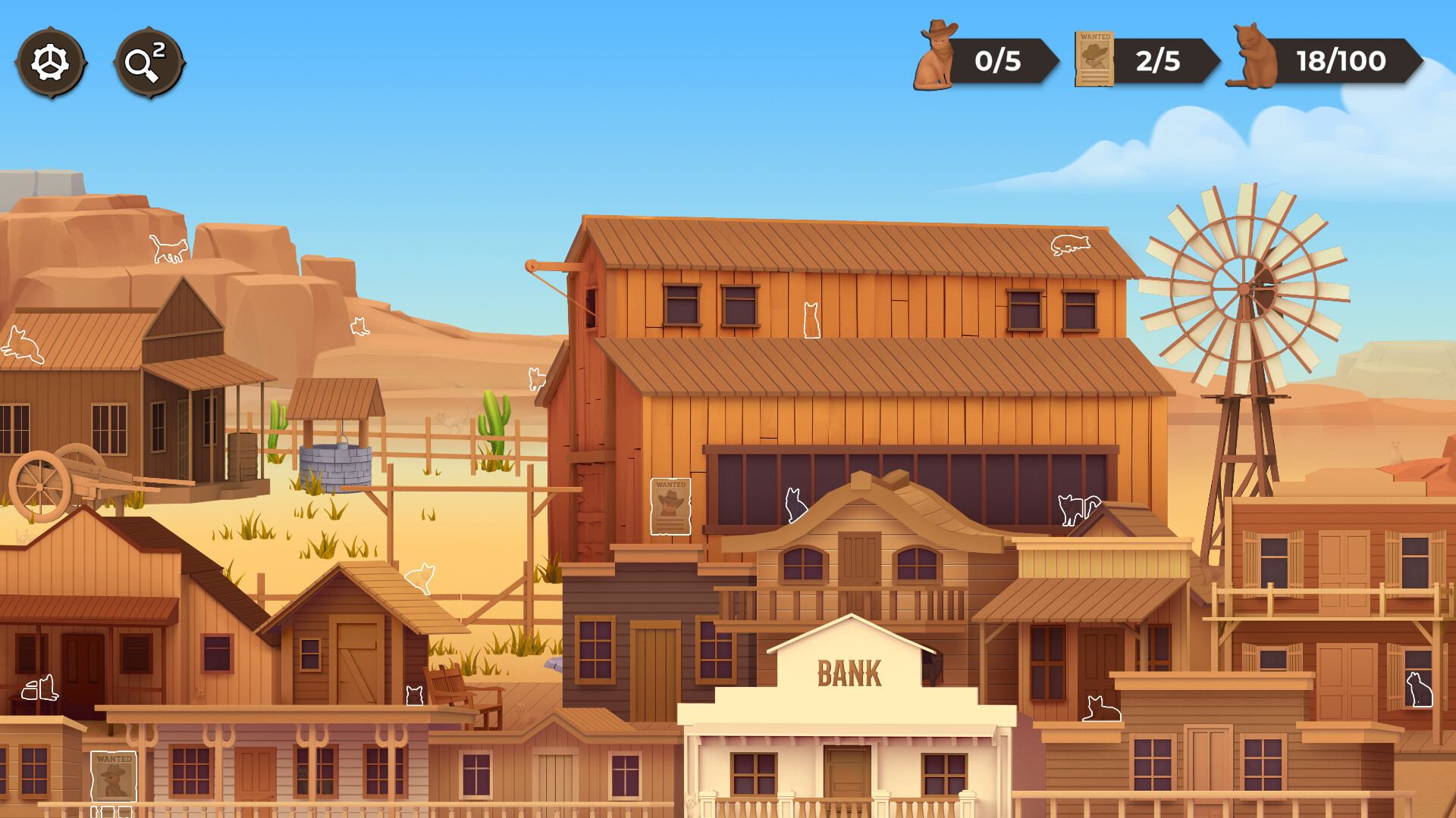#3. Cat Search In The Wild West (Steam) 由: Simon Eftestol
