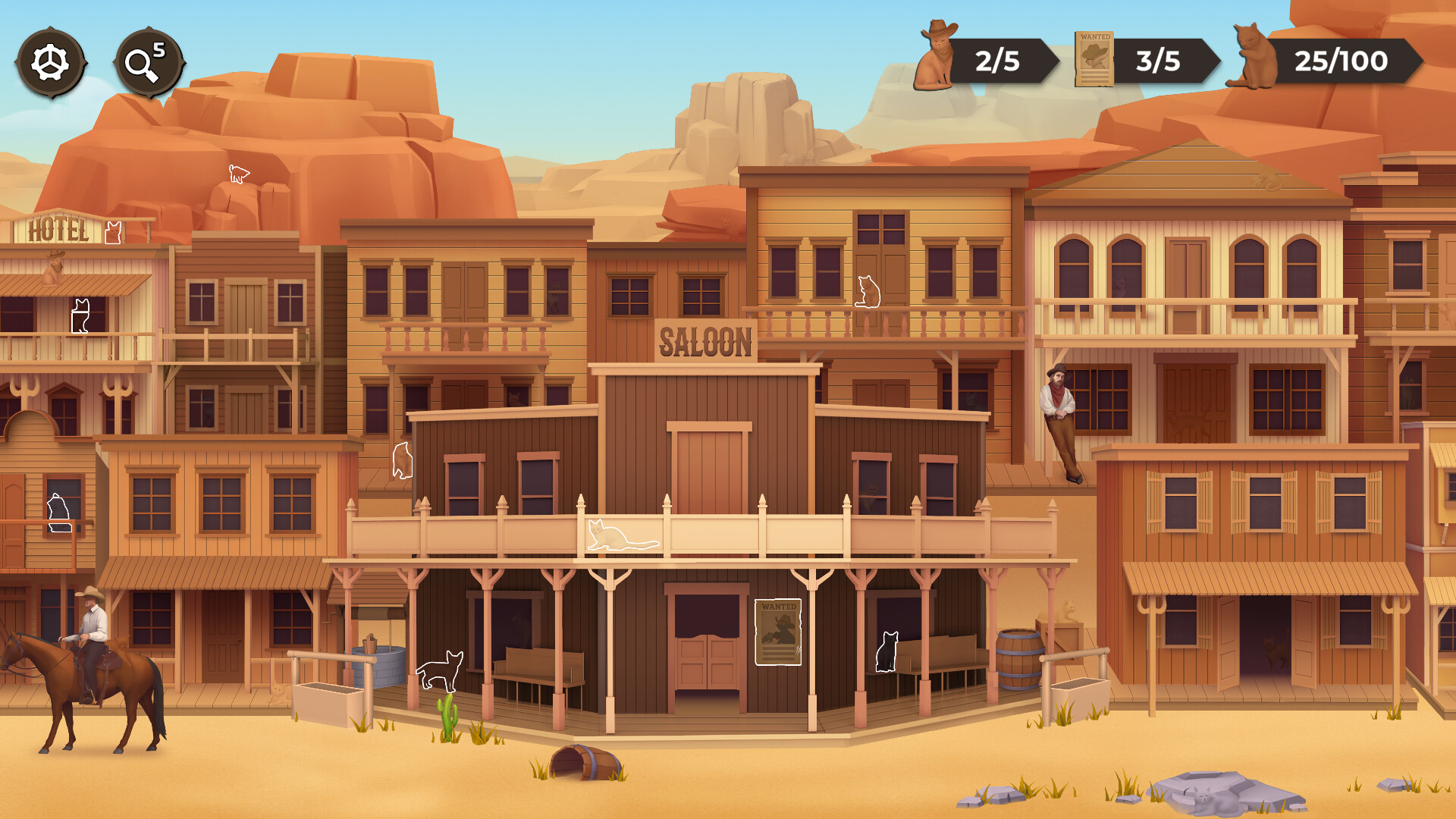 #1. Cat Search In The Wild West (Steam) 由: Simon Eftestol