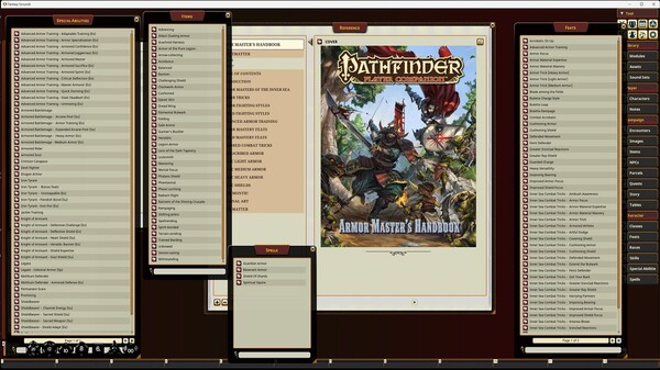 Fantasy Grounds - Pathfinder RPG - Pathfinder Companion: Armor Master's Handbook