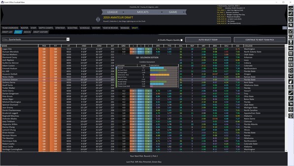 Front Office Football Nine.
