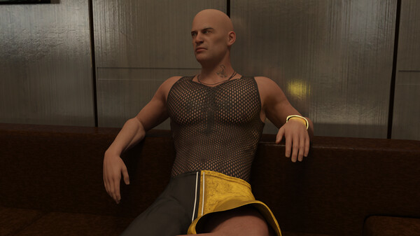 Screenshot of Sexy Santa gameplay showing in-action mechanics