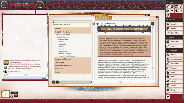 Fantasy Grounds - Pathfinder(R) for Savage Worlds: Guide to Korvosa