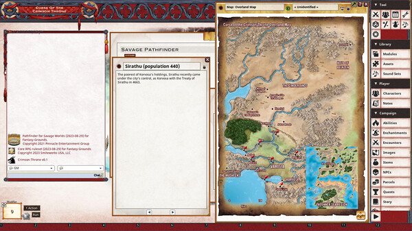 Fantasy Grounds - Pathfinder(R) for Savage Worlds: Curse of the Crimson Throne - Book 4: A History of Ashes