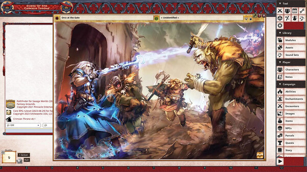 Fantasy Grounds - Pathfinder(R) for Savage Worlds: Curse of the Crimson Throne - Book 5: Skeletons of Scarwall