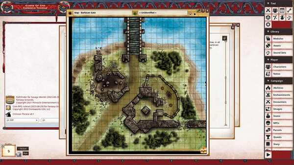 Fantasy Grounds - Pathfinder(R) for Savage Worlds: Curse of the Crimson Throne - Book 5: Skeletons of Scarwall