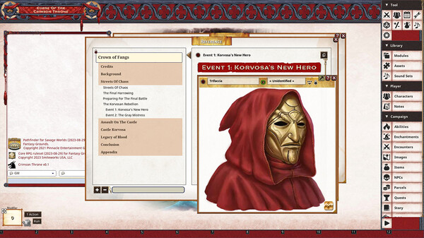 Fantasy Grounds - Pathfinder(R) for Savage Worlds: Curse of the Crimson Throne - Book 6: Crown of Fangs