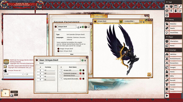 Fantasy Grounds - Pathfinder(R) for Savage Worlds: Curse of the Crimson Throne - Book 6: Crown of Fangs