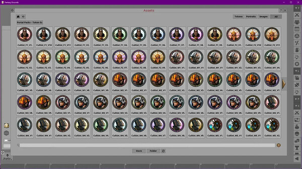 Fantasy Grounds - Portal Packs - Token Essentials: Cultists, Cutthroats & Cutpurses