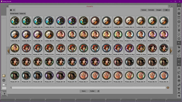 Fantasy Grounds - Portal Packs - Token Essentials: Cultists, Cutthroats & Cutpurses