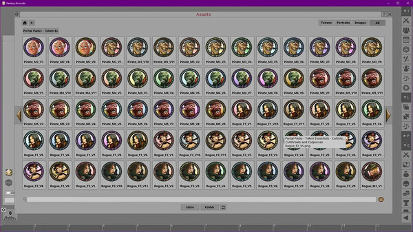 Fantasy Grounds - Portal Packs - Token Essentials: Cultists, Cutthroats & Cutpurses