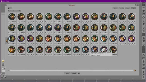 Fantasy Grounds - Portal Packs - Token Essentials: Cultists, Cutthroats & Cutpurses